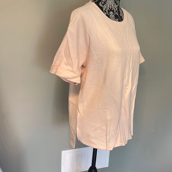 Ivy Park Peach Colour Cotton Top NEW - Picture 1 of 2